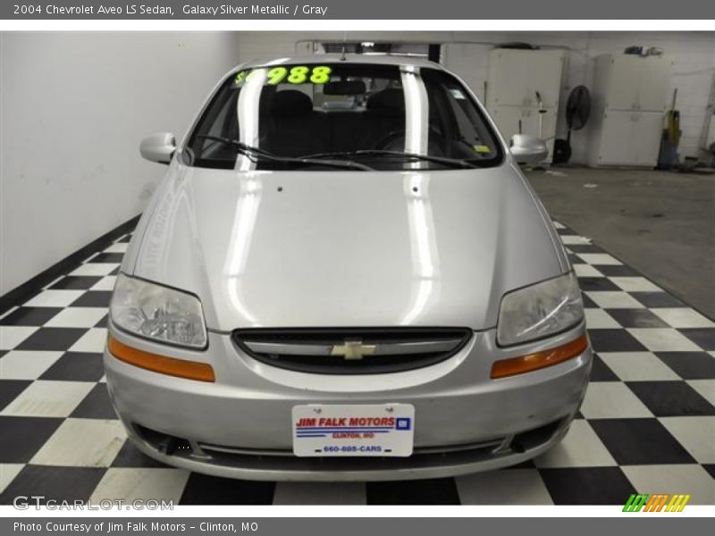 Galaxy Silver Metallic / Gray 2004 Chevrolet Aveo LS Sedan