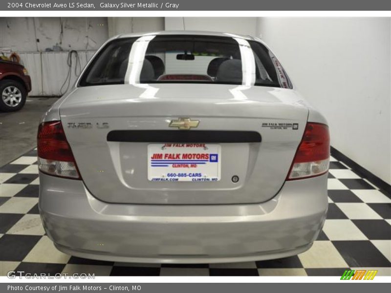 Galaxy Silver Metallic / Gray 2004 Chevrolet Aveo LS Sedan