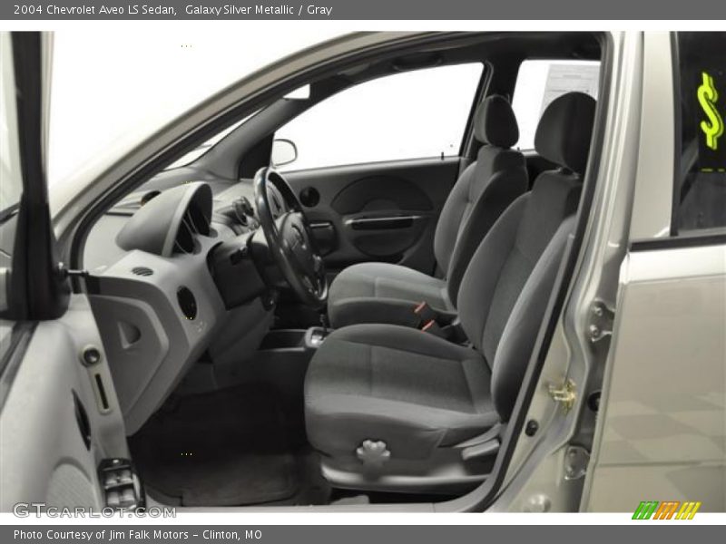 Galaxy Silver Metallic / Gray 2004 Chevrolet Aveo LS Sedan