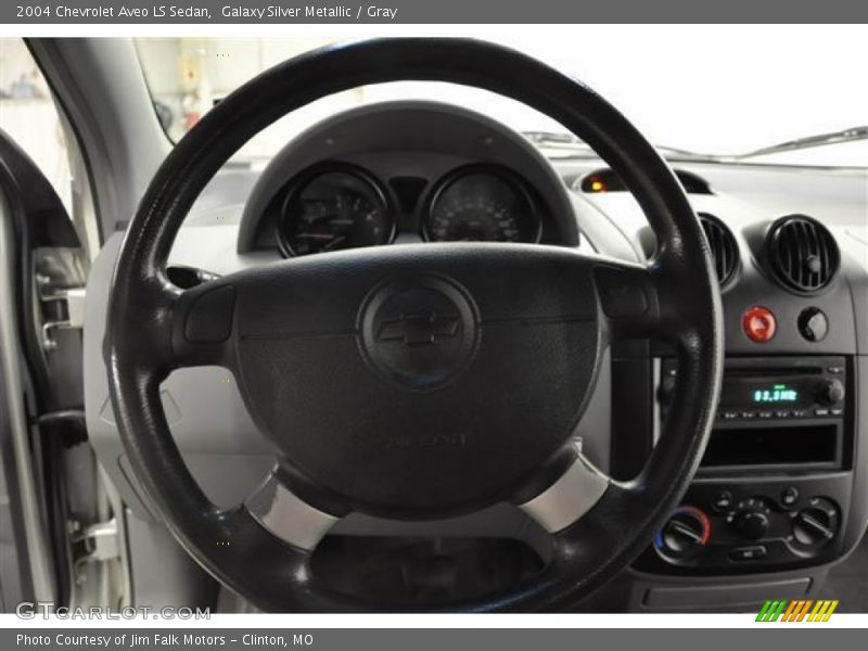 Galaxy Silver Metallic / Gray 2004 Chevrolet Aveo LS Sedan