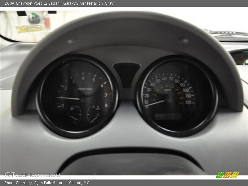 Galaxy Silver Metallic / Gray 2004 Chevrolet Aveo LS Sedan
