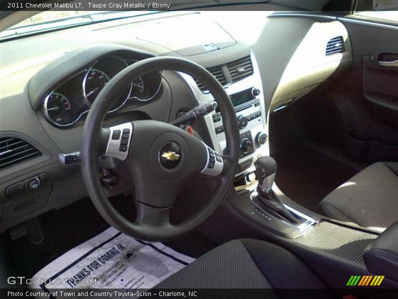 Taupe Gray Metallic / Ebony 2011 Chevrolet Malibu LT
