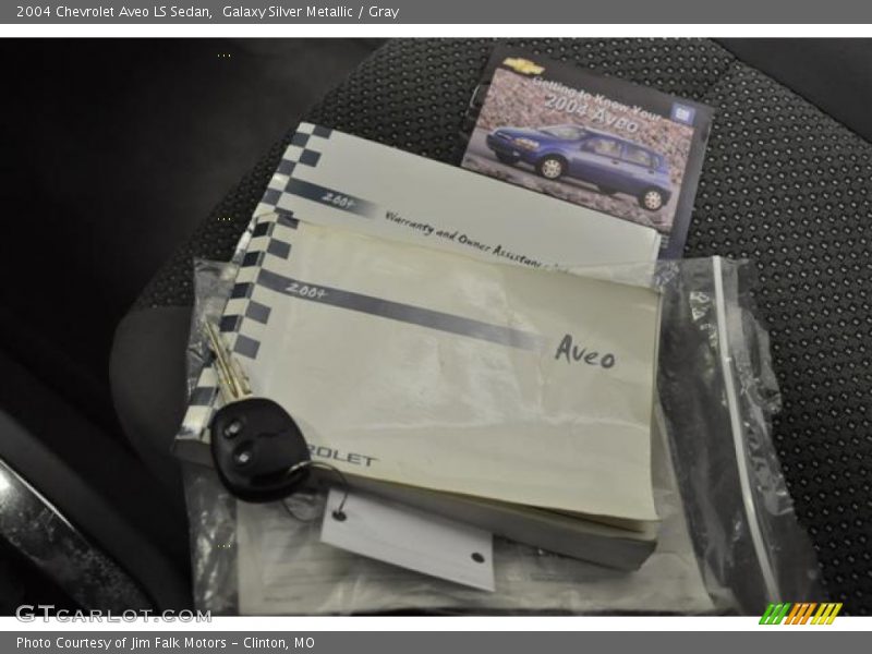 Galaxy Silver Metallic / Gray 2004 Chevrolet Aveo LS Sedan