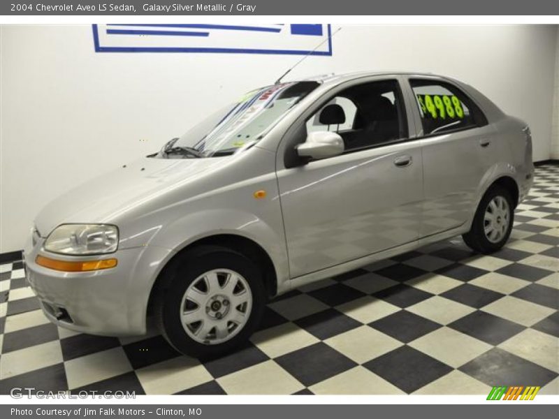 Galaxy Silver Metallic / Gray 2004 Chevrolet Aveo LS Sedan
