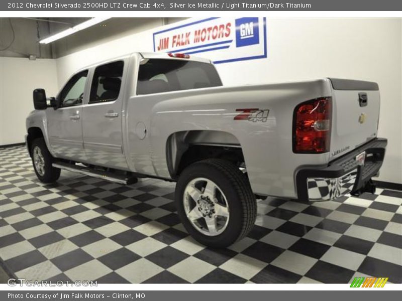 Silver Ice Metallic / Light Titanium/Dark Titanium 2012 Chevrolet Silverado 2500HD LTZ Crew Cab 4x4