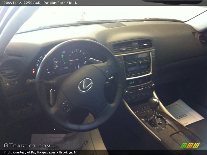 Obsidian Black / Black 2009 Lexus IS 250 AWD