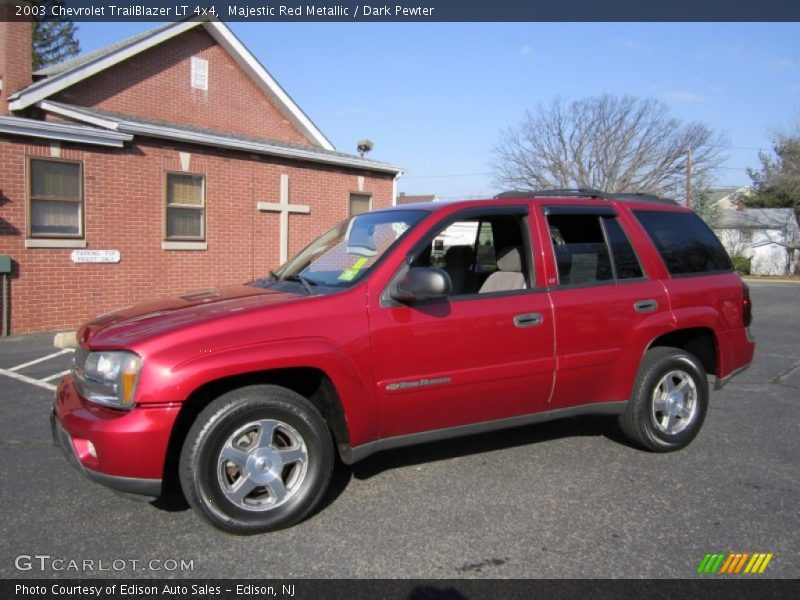 Majestic Red Metallic / Dark Pewter 2003 Chevrolet TrailBlazer LT 4x4