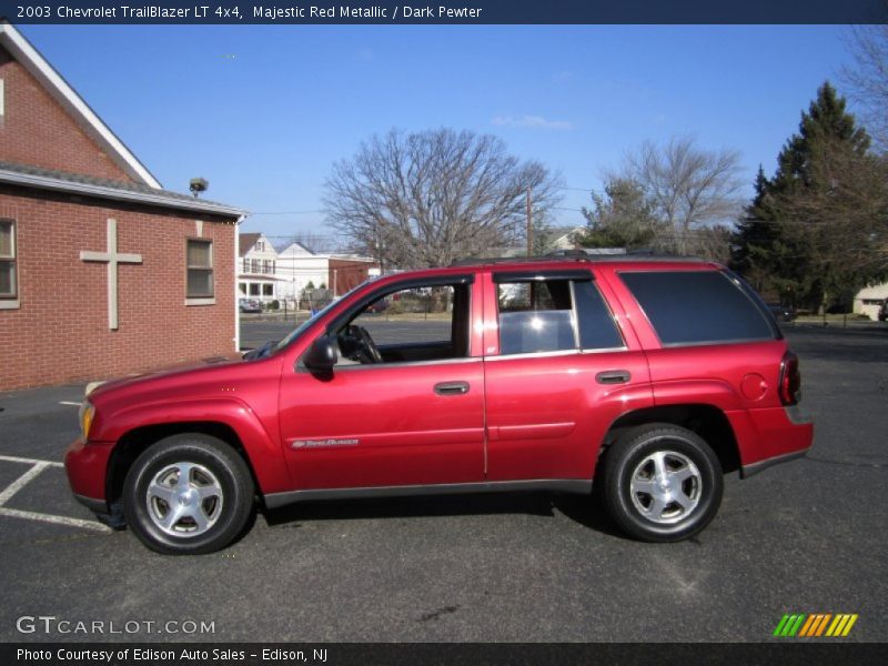 Majestic Red Metallic / Dark Pewter 2003 Chevrolet TrailBlazer LT 4x4