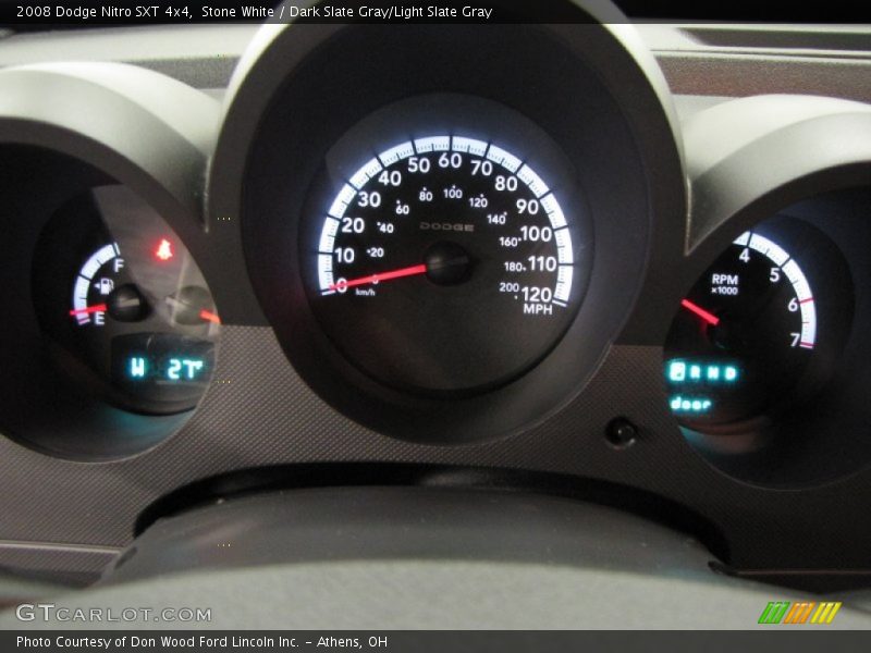 Stone White / Dark Slate Gray/Light Slate Gray 2008 Dodge Nitro SXT 4x4