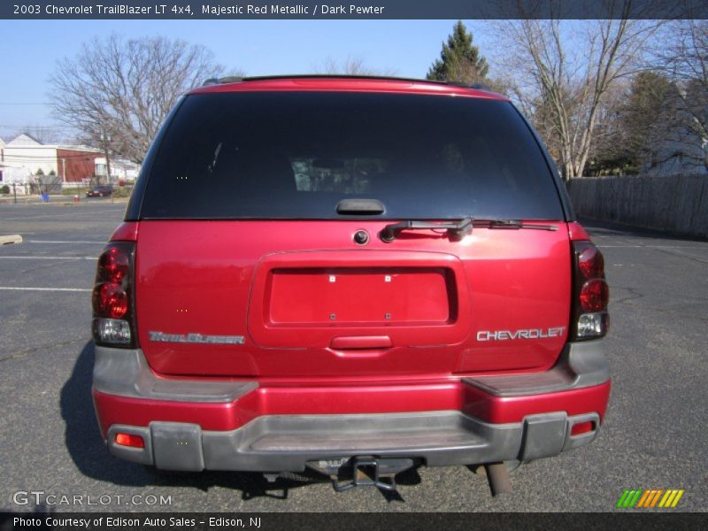 Majestic Red Metallic / Dark Pewter 2003 Chevrolet TrailBlazer LT 4x4