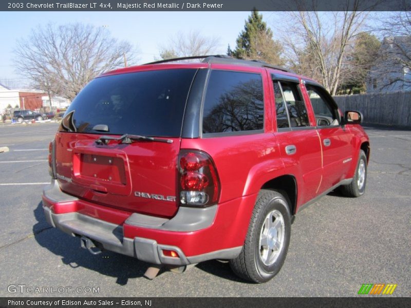 Majestic Red Metallic / Dark Pewter 2003 Chevrolet TrailBlazer LT 4x4