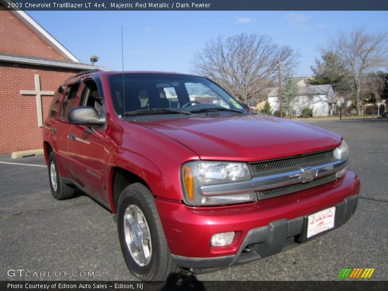 Majestic Red Metallic / Dark Pewter 2003 Chevrolet TrailBlazer LT 4x4