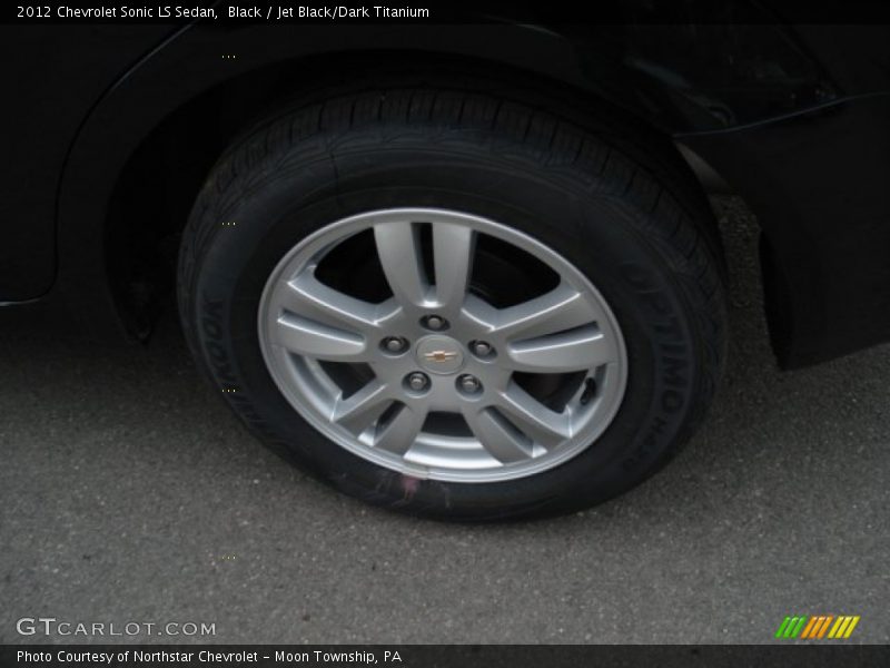 Black / Jet Black/Dark Titanium 2012 Chevrolet Sonic LS Sedan