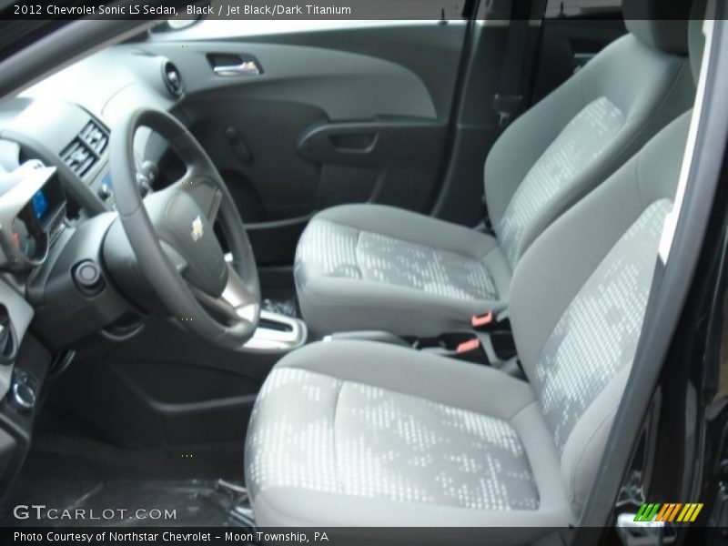 Black / Jet Black/Dark Titanium 2012 Chevrolet Sonic LS Sedan