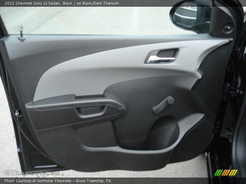 Black / Jet Black/Dark Titanium 2012 Chevrolet Sonic LS Sedan