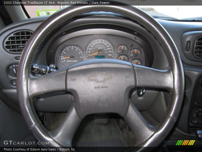 Majestic Red Metallic / Dark Pewter 2003 Chevrolet TrailBlazer LT 4x4