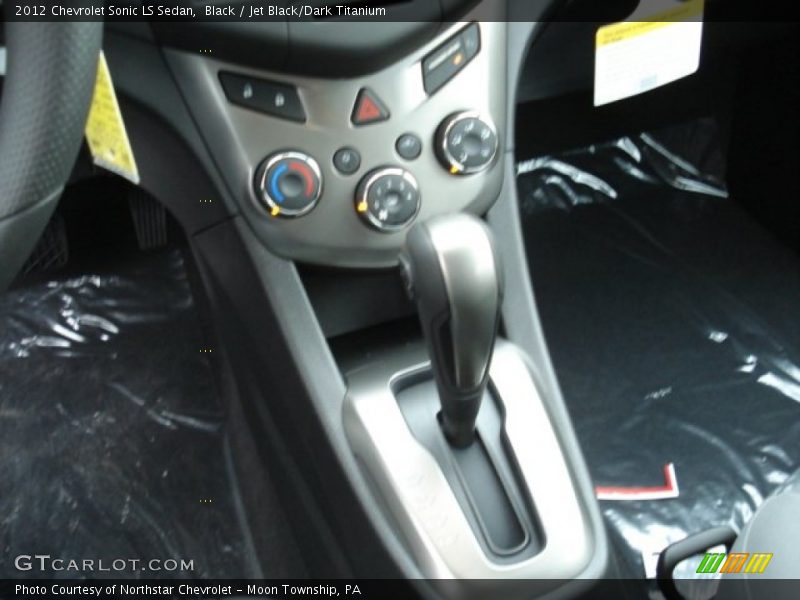 Black / Jet Black/Dark Titanium 2012 Chevrolet Sonic LS Sedan