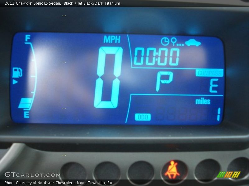 Black / Jet Black/Dark Titanium 2012 Chevrolet Sonic LS Sedan