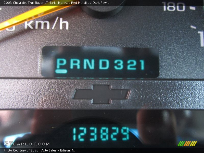 Majestic Red Metallic / Dark Pewter 2003 Chevrolet TrailBlazer LT 4x4