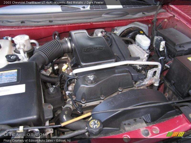 Majestic Red Metallic / Dark Pewter 2003 Chevrolet TrailBlazer LT 4x4