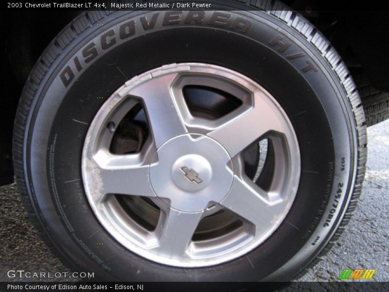 Majestic Red Metallic / Dark Pewter 2003 Chevrolet TrailBlazer LT 4x4