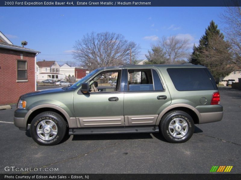 Estate Green Metallic / Medium Parchment 2003 Ford Expedition Eddie Bauer 4x4