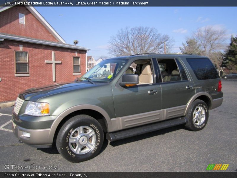Estate Green Metallic / Medium Parchment 2003 Ford Expedition Eddie Bauer 4x4