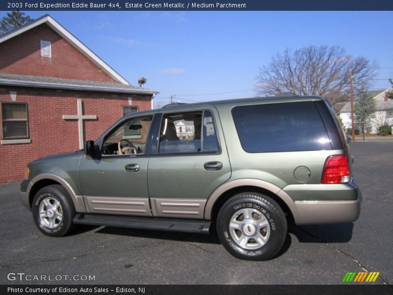 Estate Green Metallic / Medium Parchment 2003 Ford Expedition Eddie Bauer 4x4