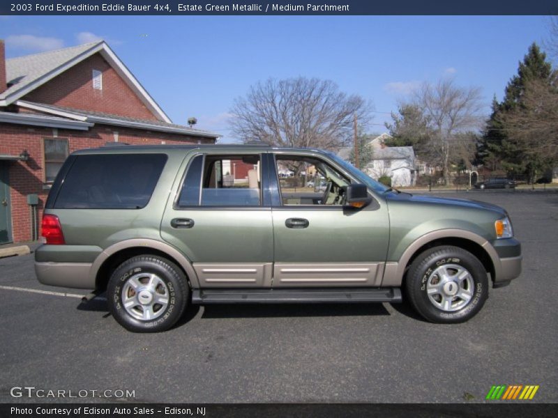 Estate Green Metallic / Medium Parchment 2003 Ford Expedition Eddie Bauer 4x4
