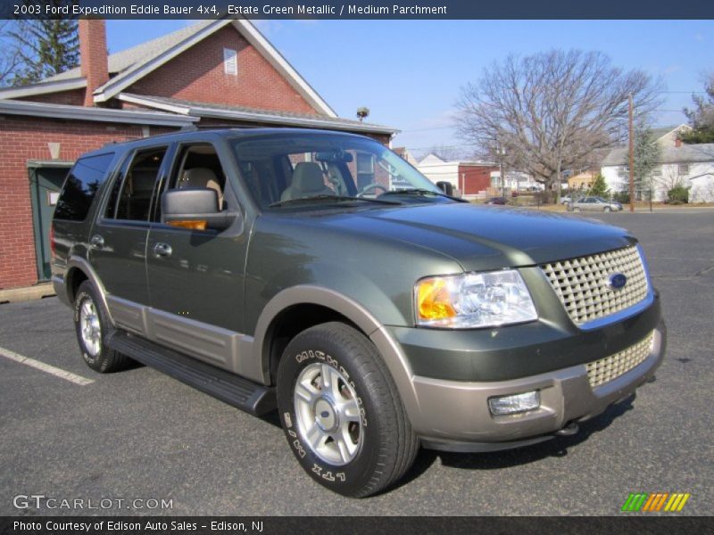Estate Green Metallic / Medium Parchment 2003 Ford Expedition Eddie Bauer 4x4