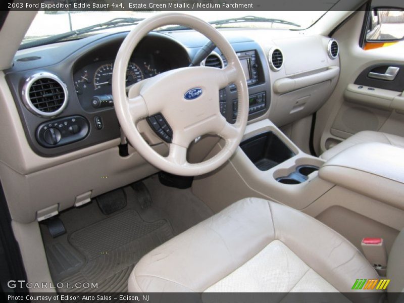 Estate Green Metallic / Medium Parchment 2003 Ford Expedition Eddie Bauer 4x4