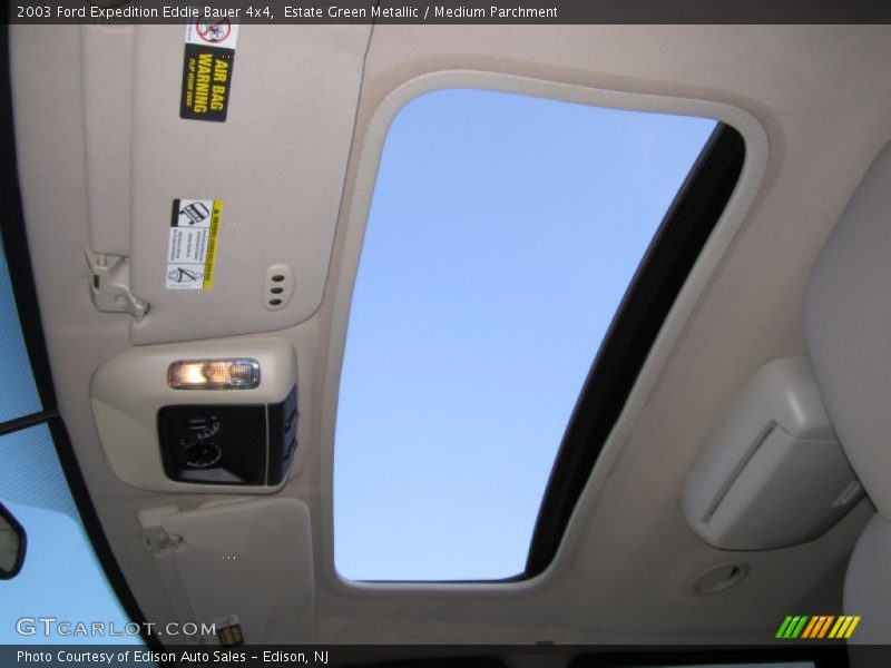 Estate Green Metallic / Medium Parchment 2003 Ford Expedition Eddie Bauer 4x4