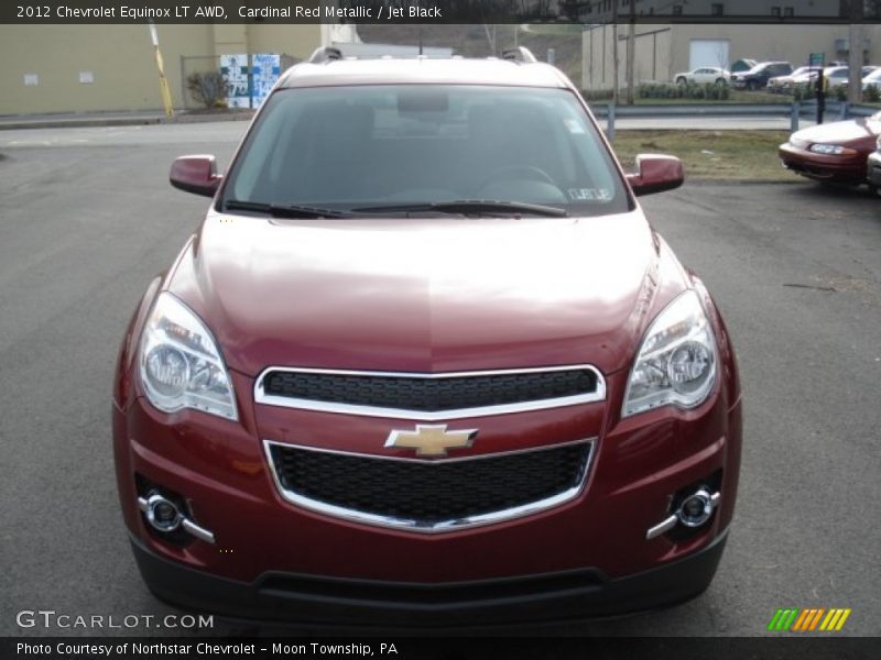 Cardinal Red Metallic / Jet Black 2012 Chevrolet Equinox LT AWD