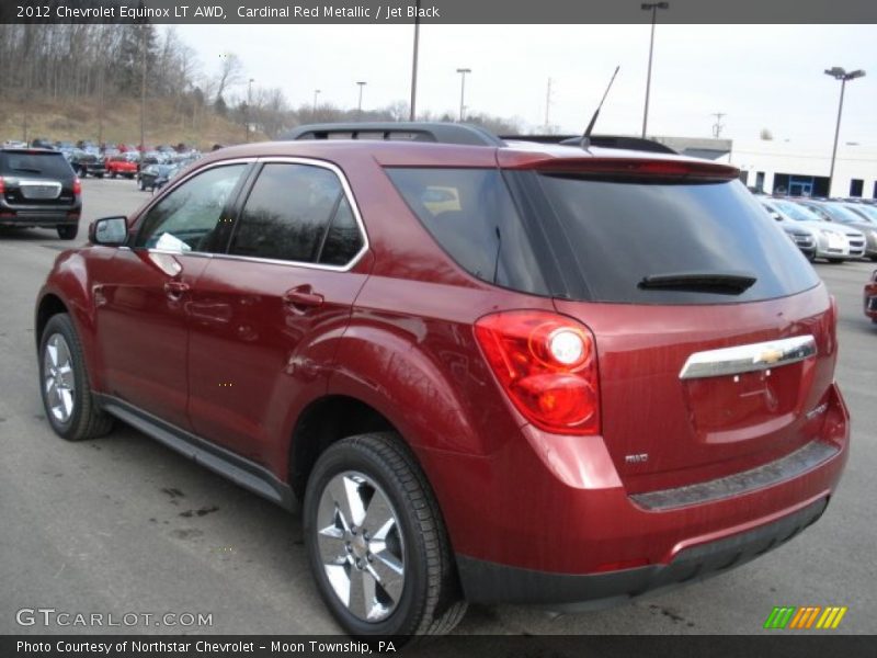 Cardinal Red Metallic / Jet Black 2012 Chevrolet Equinox LT AWD