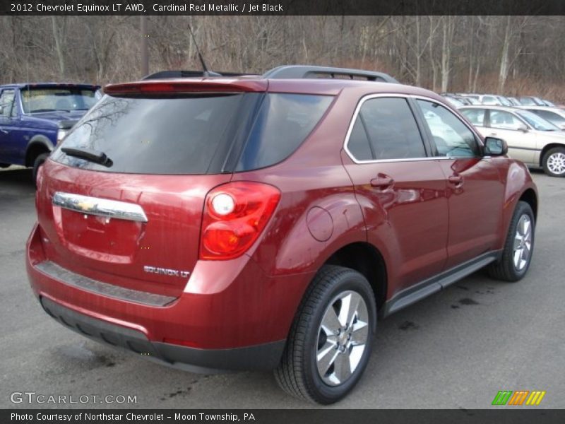 Cardinal Red Metallic / Jet Black 2012 Chevrolet Equinox LT AWD