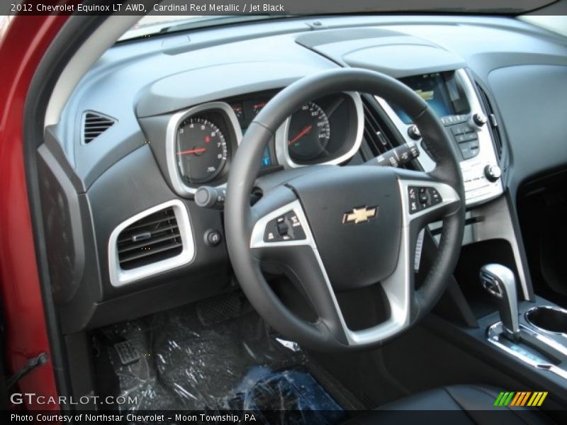 Cardinal Red Metallic / Jet Black 2012 Chevrolet Equinox LT AWD