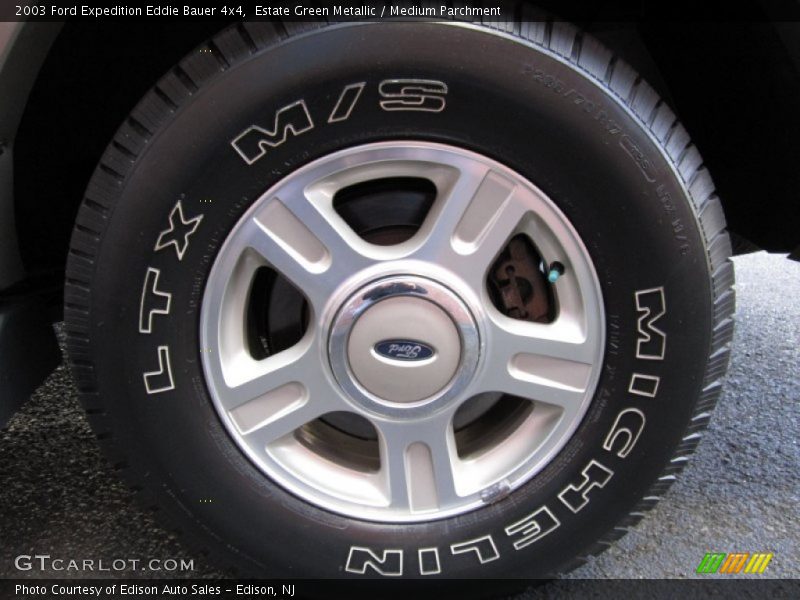 Estate Green Metallic / Medium Parchment 2003 Ford Expedition Eddie Bauer 4x4