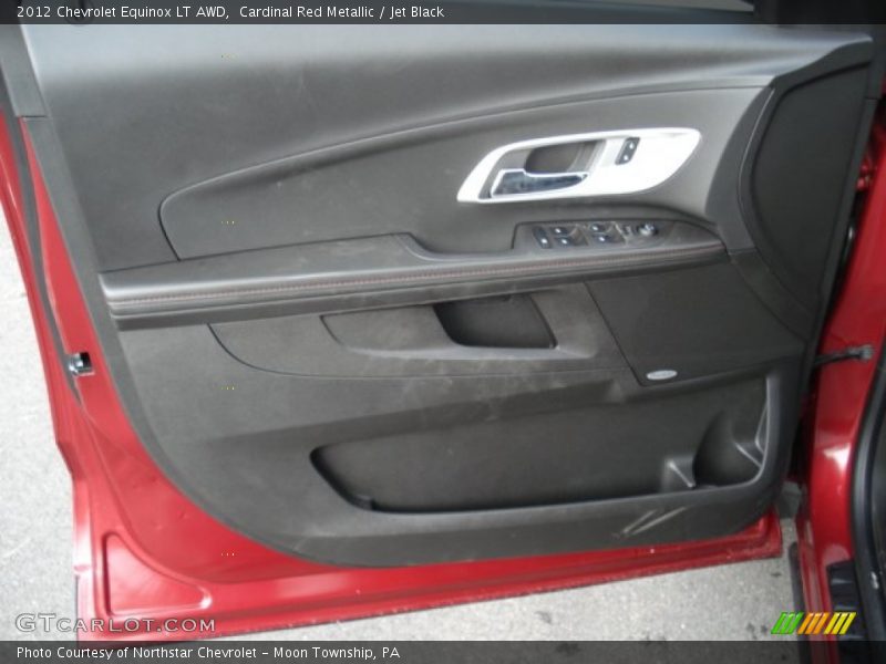 Cardinal Red Metallic / Jet Black 2012 Chevrolet Equinox LT AWD
