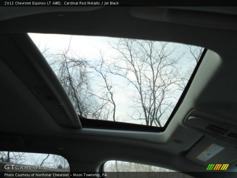 Cardinal Red Metallic / Jet Black 2012 Chevrolet Equinox LT AWD