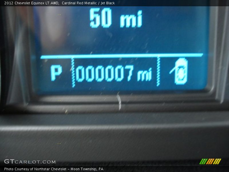 Cardinal Red Metallic / Jet Black 2012 Chevrolet Equinox LT AWD
