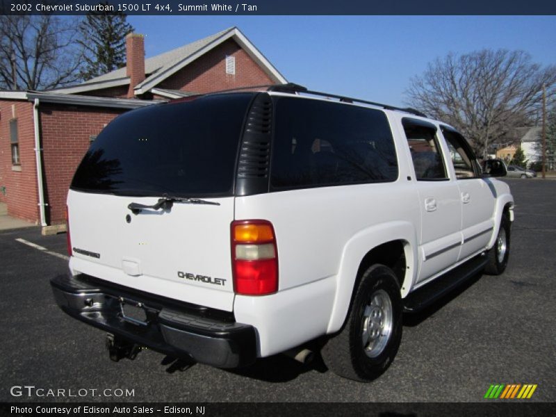 Summit White / Tan 2002 Chevrolet Suburban 1500 LT 4x4