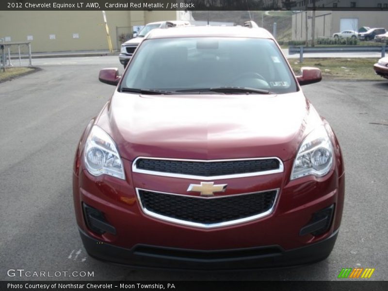 Cardinal Red Metallic / Jet Black 2012 Chevrolet Equinox LT AWD