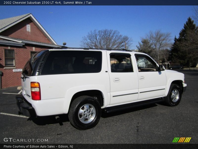 Summit White / Tan 2002 Chevrolet Suburban 1500 LT 4x4