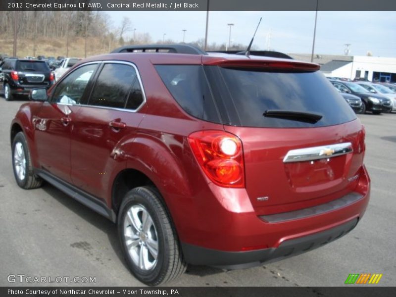 Cardinal Red Metallic / Jet Black 2012 Chevrolet Equinox LT AWD