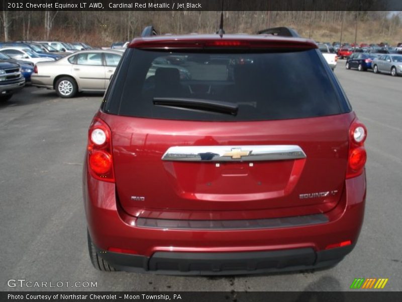 Cardinal Red Metallic / Jet Black 2012 Chevrolet Equinox LT AWD