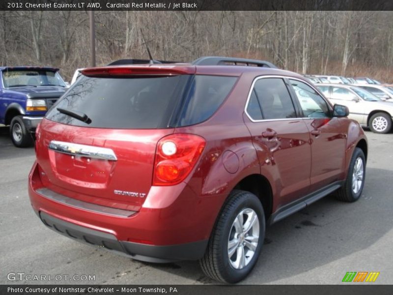 Cardinal Red Metallic / Jet Black 2012 Chevrolet Equinox LT AWD