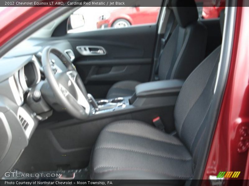 Cardinal Red Metallic / Jet Black 2012 Chevrolet Equinox LT AWD