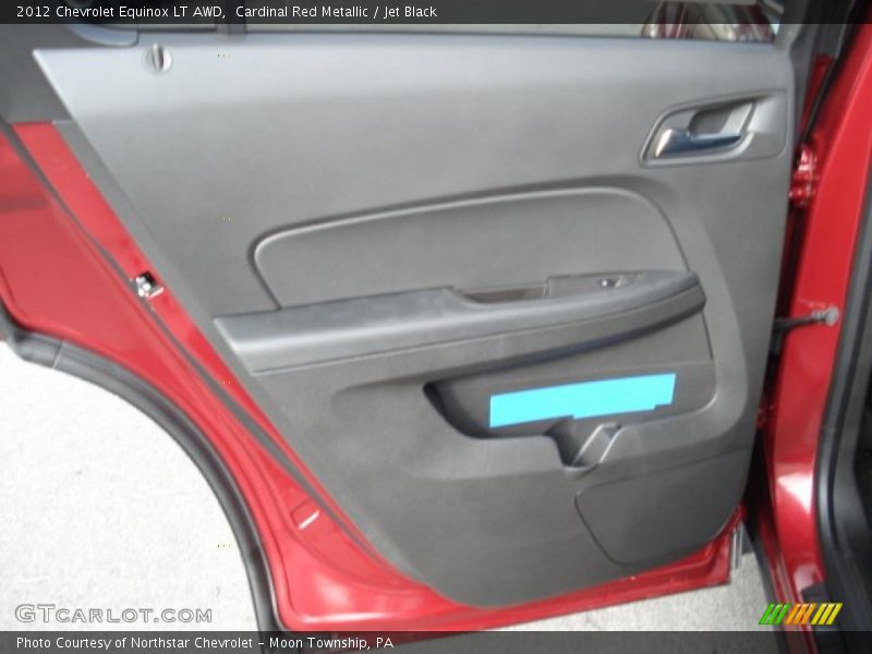Cardinal Red Metallic / Jet Black 2012 Chevrolet Equinox LT AWD
