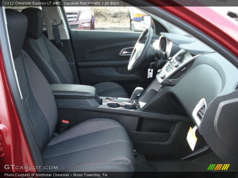 Cardinal Red Metallic / Jet Black 2012 Chevrolet Equinox LT AWD