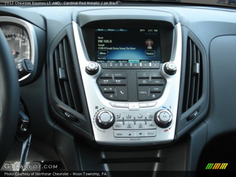 Cardinal Red Metallic / Jet Black 2012 Chevrolet Equinox LT AWD